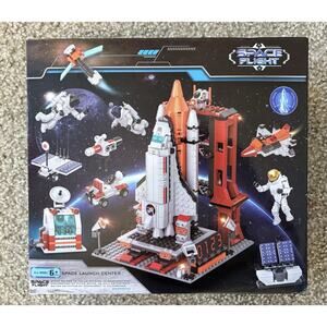 Space Launch Center Space Flight Brick Set Rocket Astronauts Instructions